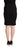 Dolce & Gabbana Black High Waist Knee Length Pencil Cut Skirt