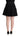 Dolce & Gabbana Black Knitted Nylon High Waist Mini A-line Skirt