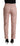 Dolce & Gabbana Pink Cotton Mid Waist Trouser Tapered Pants