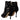 Dolce & Gabbana Black Crystals Heels Zipper Short Boots Shoes