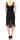 Alice Palmer Black White Low V Neck Knitted Cocktail Dress