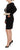 Givenchy Black Wool Long Sleeves Belted Mini Sheath Dress