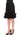 Dolce & Gabbana Black Silk Transparent Above Knees Skirt