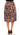 Dolce & Gabbana Brown Floral Silk Straight Full Skirt