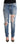Dolce & Gabbana Blue Distressed Cotton Denim Skinny Jeans