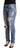 Dolce & Gabbana Blue Distressed Cotton Denim Skinny Jeans