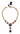 Dolce & Gabbana Gold Brass Crystal Purple Pink Pearl Pendants Necklace
