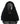 Dolce & Gabbana Black Weasel Fur Crochet Hood Scarf Hat