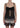 Dolce & Gabbana Black Silk Floral Lace Lingerie Top
