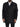 Dolce & Gabbana Black Wool Double Breasted Coat Men Jacket