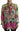 Dolce & Gabbana Multicolor  Floral Patchwork Design Ascot Collar Top Blouse