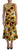 Dolce & Gabbana White Sunflower Print Sheath Midi Silk