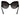 Dolce & Gabbana Black Gold Sequin Butterfly Polarized DG4326 Sunglasses