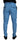 Dolce & Gabbana Blue Cotton Silk Trousers Chinos Pants