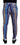 Dolce & Gabbana Blue Striped Silk Cotton Slim Trousers Pants