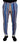Dolce & Gabbana Blue Striped Silk Cotton Slim Trousers Pants
