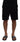 Dolce & Gabbana Black Cotton Bermuda Cargo Shorts