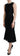 Dolce & Gabbana Black Dress Sheath Flare Viscose Dress