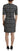 Dolce & Gabbana Black Gray Jacquard Sheath Bodycon Dress