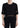 Dolce & Gabbana Black T-shirt Blouse Tassle Cotton Blouse