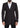 Dolce & Gabbana Black Stripes Viscose Double Breasted Blazer