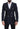 Dolce & Gabbana Blue Wool Patchwork Double Breasted Blazer