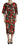 Dolce & Gabbana Multicolor Geranium Silk Sheath Midi Dress