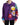 Dolce & Gabbana Purple Floral Print Pullover  Cotton Sweater