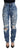 Dolce & Gabbana Blue Washed Cotton Tattered Denim Jeans