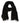 Dolce & Gabbana Black Wool Knitted Wrap Foulard Fringe Scarf