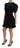 Dolce & Gabbana Black Lace Trim A-line Mini Nylon Dress