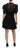 Dolce & Gabbana Black Lace Trim A-line Mini Nylon Dress