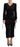 Dolce & Gabbana Black Viscose Bodycon Sheath Midi Dress
