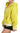 Dolce & Gabbana Yellow Nylon Quilted Hooded Pullover Jacket