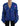 Dolce & Gabbana Blue Color Splash Mohair Cardigan  Sweater