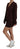 Dolce & Gabbana Maroon Wool Knit Deep V-neck Cardigan Sweater