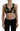 Dolce & Gabbana Black Gold Sleeveless Cropped Bustier Top
