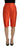Dolce & Gabbana Orange Silk High Waist Cropped Pants