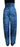 Dolce & Gabbana Blue Leopard Print High Waist Pants