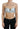 Dolce & Gabbana Silver Holographic Effect Bustier Brassiere Top