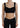 Dolce & Gabbana Black Leopard Cropped Bustier Corset Bra Top