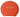 Dolce & Gabbana Orange Calfskin Leather Round Logo Hand Mirror Holder