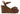 Dolce & Gabbana Brown Leather AMORE Wedges Sandals Shoes