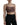 Dolce & Gabbana Brown Viscose Bustier Sleeveless Cropped Top
