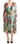Dolce & Gabbana Multicolor Green Floral Silk Wrap Midi Dress