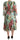 Dolce & Gabbana Multicolor Green Floral Silk Wrap Midi Dress