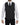 Dolce & Gabbana Gray Striped Wool Single Breasted Vest