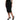 Dolce & Gabbana Black Crystal Handmade Knee Pencil Skirt