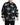Dolce & Gabbana Black Floral Print Wool Button Down Bomber Jacket