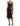 Dolce & Gabbana Brown Shiny Silk Sheath Sleeveless Bodycon Midi Dress